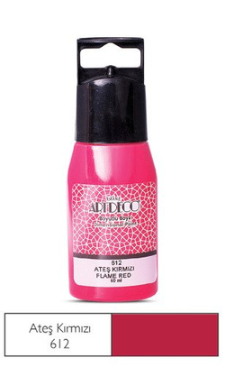 Konturówka ArtDeco (czerwona) 60ml - Metallic Dimensional Paint (flame red)