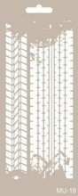 Szablon 10 X 25 cm - MU18