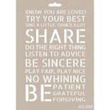 Szablon 21 X 30 cm - AS568