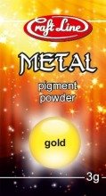 Metallic Pigment Powder 3g (gold) - Metaliczny Proszek Pigmentowy (złoty)