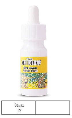Farba Ebru 30ml (biała - white)